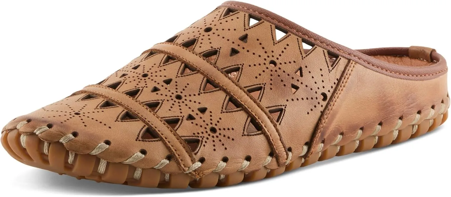 Spring Step Fusalide Slip-On Shoes for Womens - Comfortable Slip-On Shoes with Rubber Outsole - Casual Leather Clogs for Women