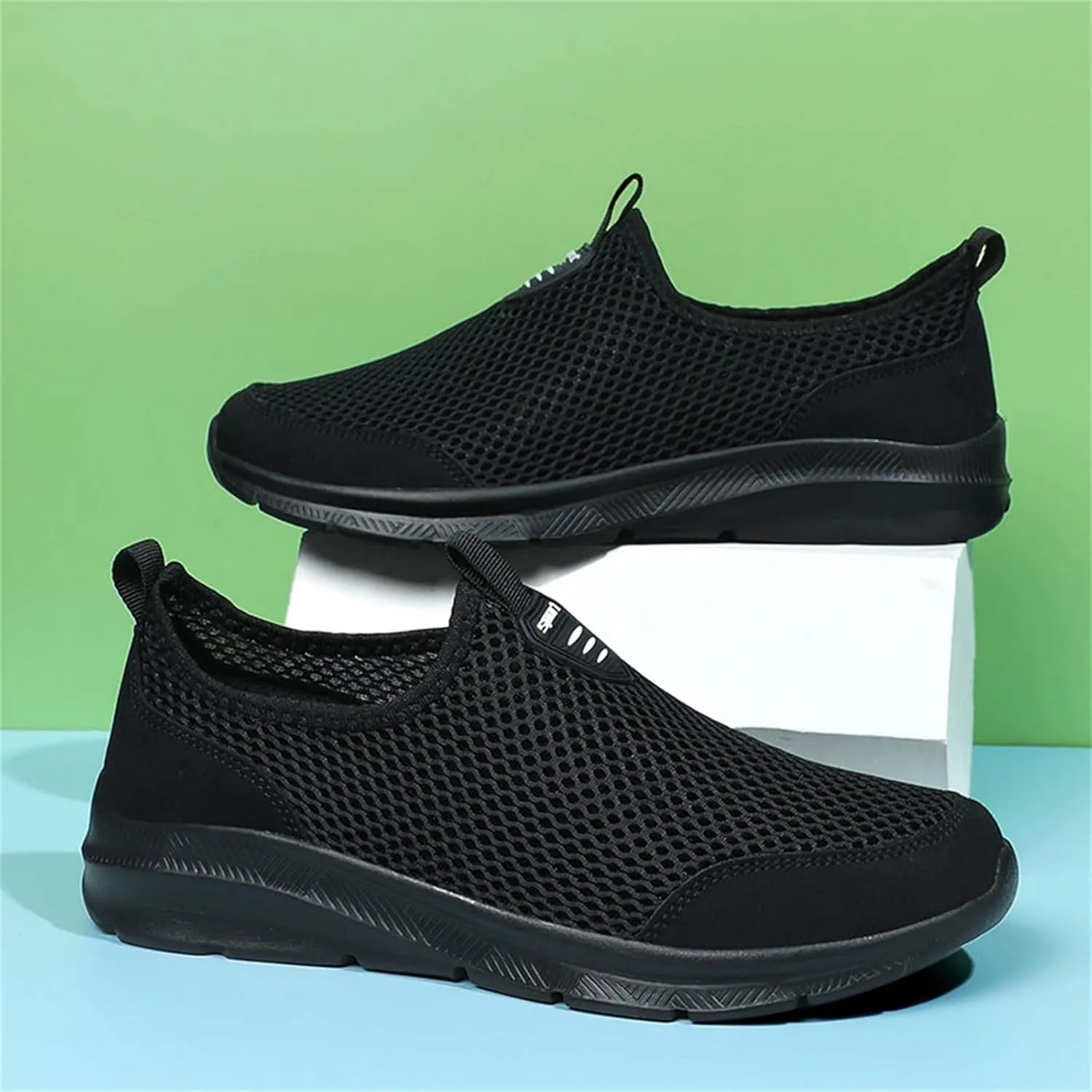 Tennis Running for Men Non Slip Mens Slip On Walking Shoes Lightweight Sneakers Breathable Tennis Shoes Casual Work Shoes