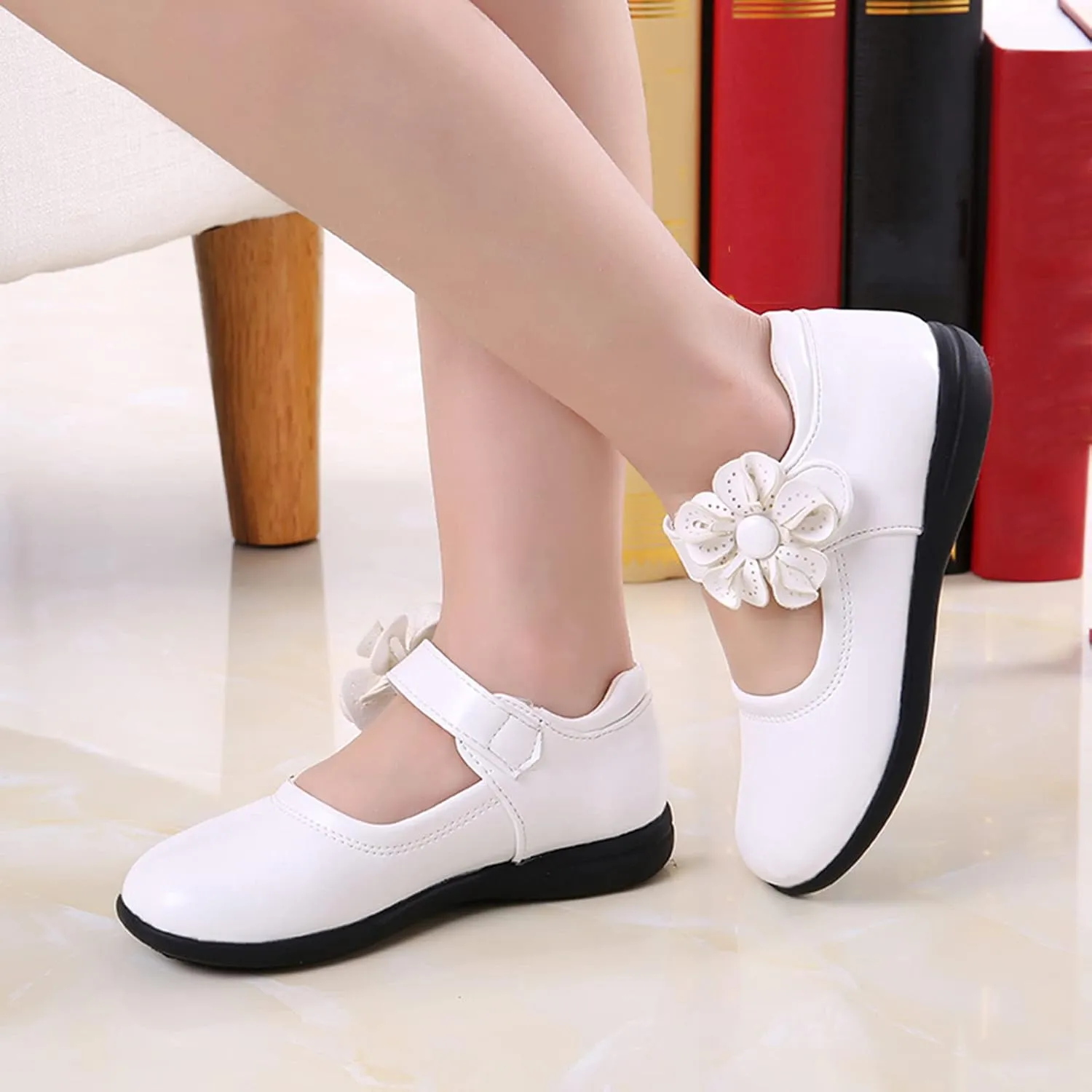 Toddler Girl Running Shoes Dance Single Shoes Children Kid Soft Baby Shoes Flower Girls Leather Baby Shoes 12 24 Month Shoes