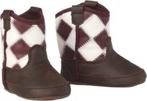 Twister Boys Braxton Style Baby Bucker Boot, Size 03, Brown