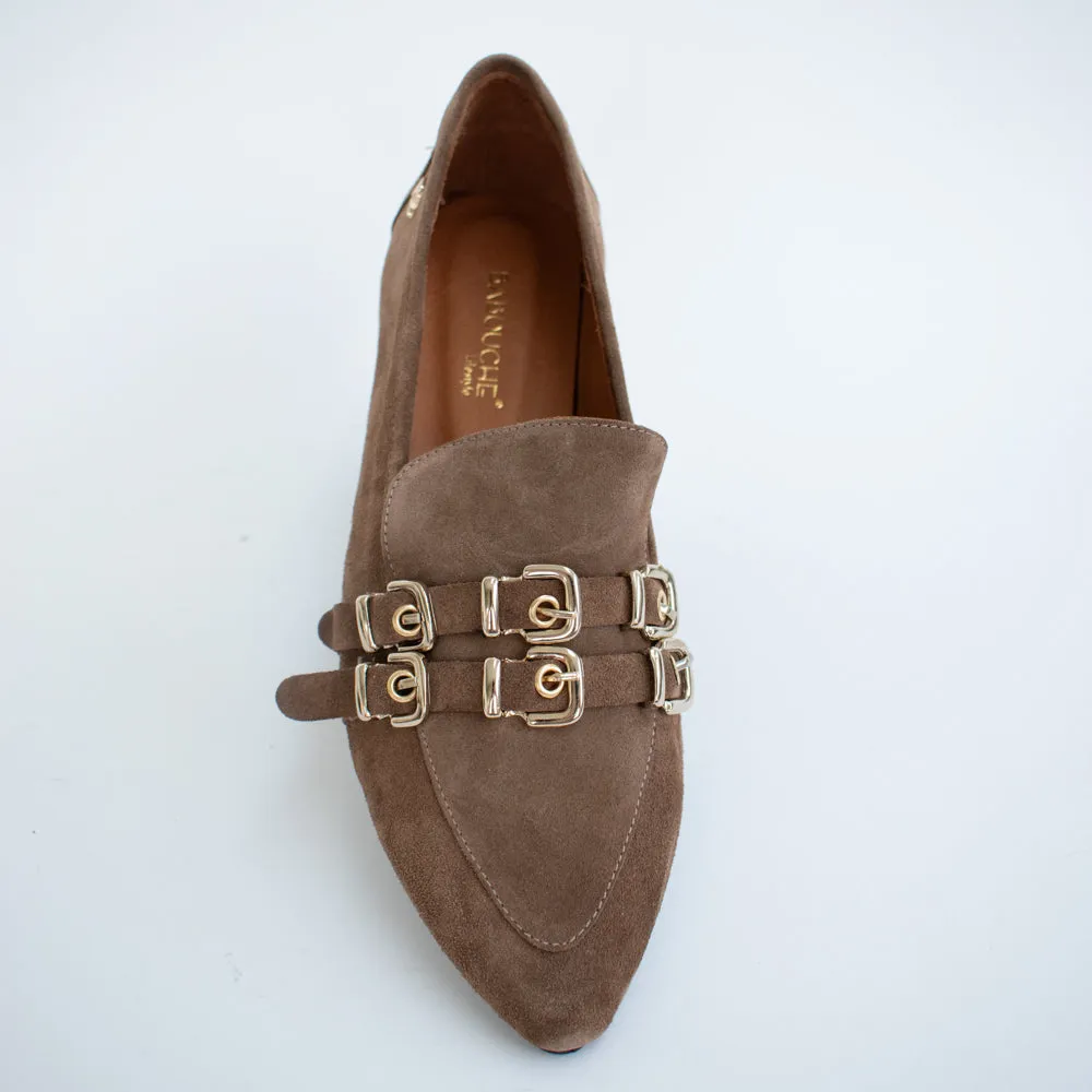 Vera 2 Tan Suede
