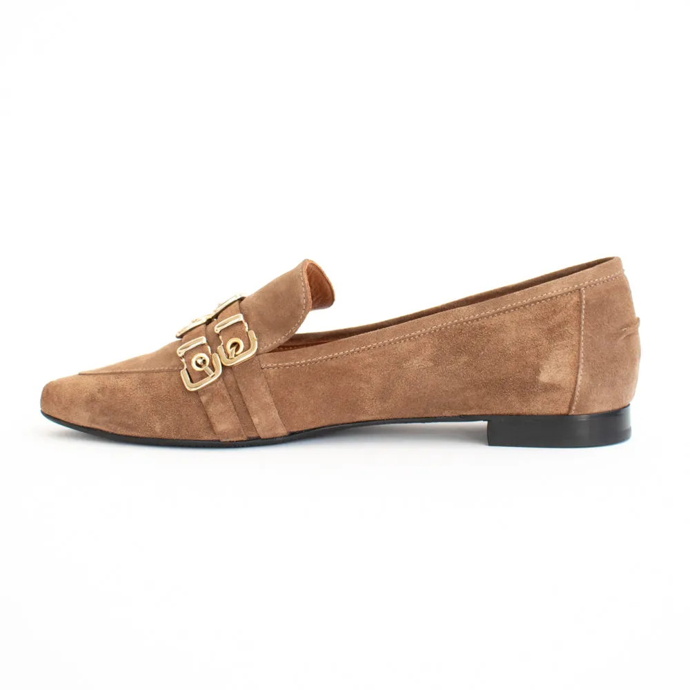 Vera 2 Tan Suede