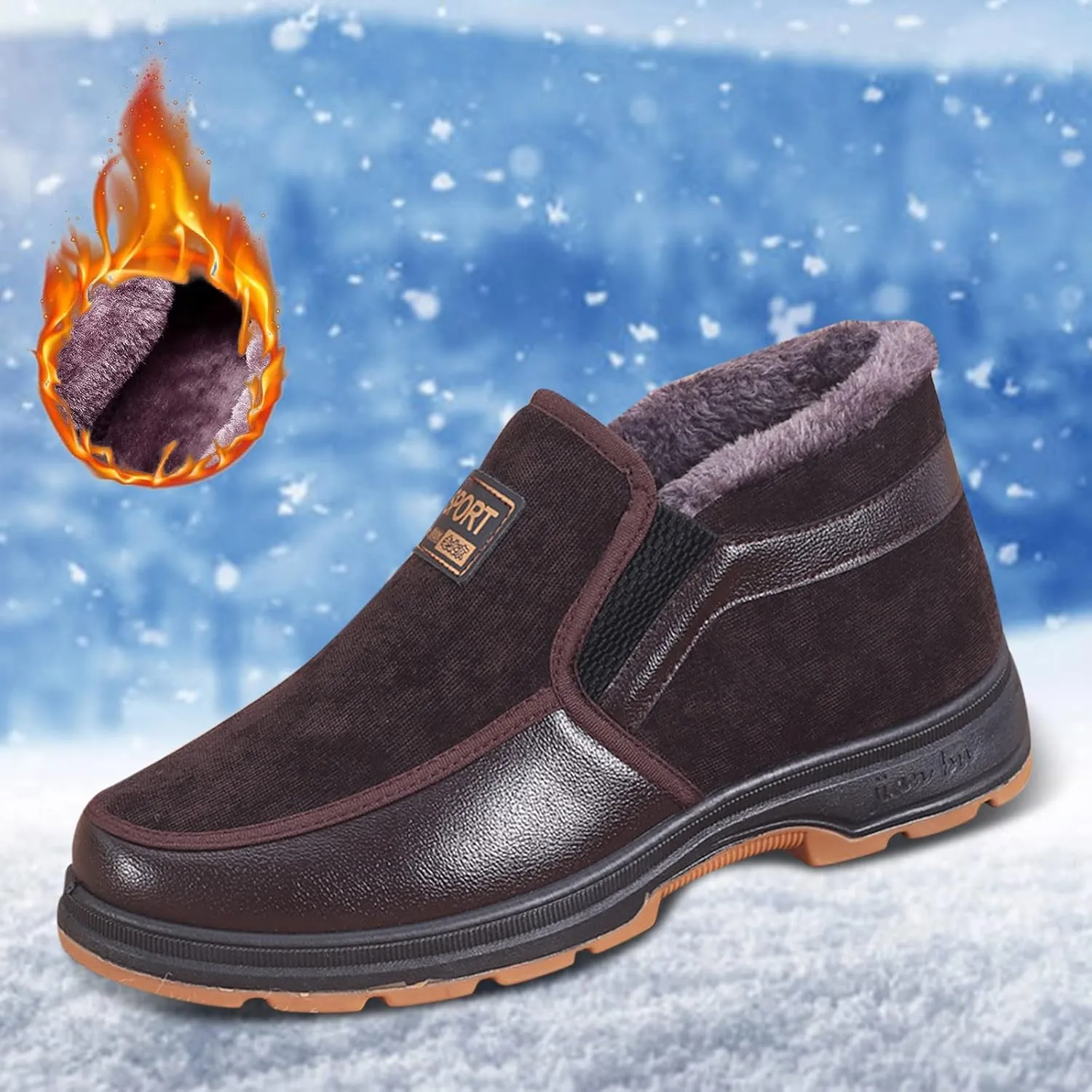 Waterproof Winter Boots Women Wide Snow Boots for Women Size 11.5 Women's Boots Winter Womens Waterproof Insulated Boots Tall Winter Boots for Women 2023 Trendy
