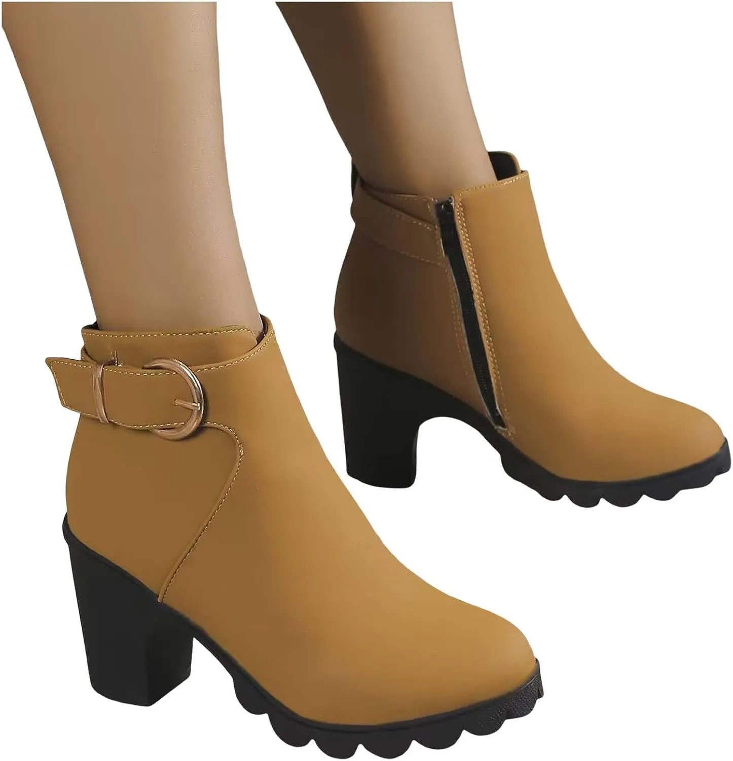 Wedge Ankle Boots Fall Boots Brown Fall Boots Heel Boots for Women 2024 Ankle Boots for Women with Heel Sexy Womens Black Ankle Booties Low Heel