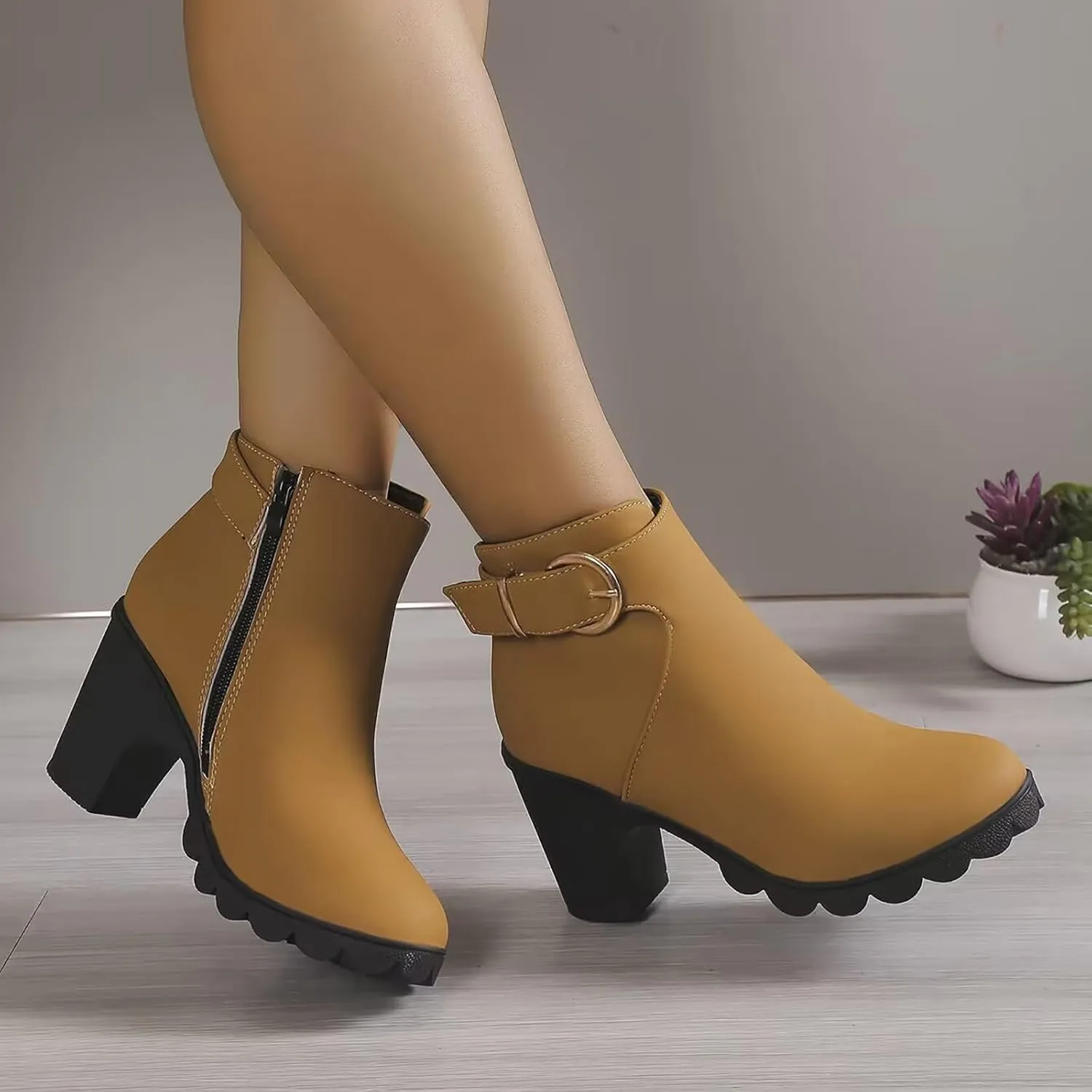 Wedge Ankle Boots Fall Boots Brown Fall Boots Heel Boots for Women 2024 Ankle Boots for Women with Heel Sexy Womens Black Ankle Booties Low Heel