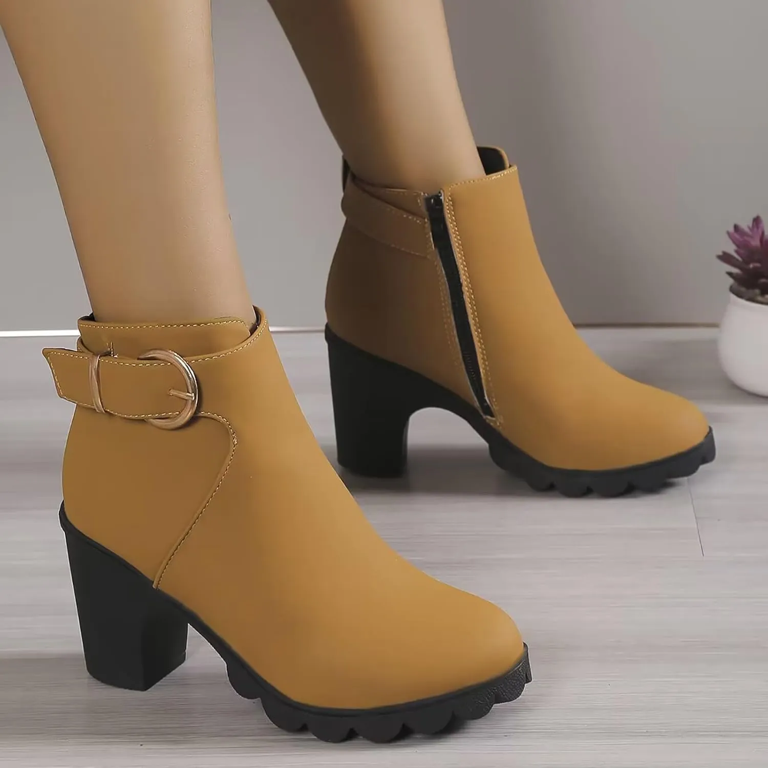 Wedge Ankle Boots Fall Boots Brown Fall Boots Heel Boots for Women 2024 Ankle Boots for Women with Heel Sexy Womens Black Ankle Booties Low Heel