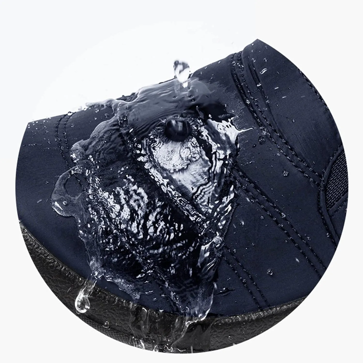 Wide Width Snow Boots for Women Plus Size Womens Winter Boots Waterproof Zipper Waterproof Snow Boots Women Black Wide Calf Snow Boots for Women Waterproof Botas Contra El Agua Para Mujer Cortas