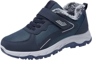 Winter Booties Warm Snow Boots Weather Comfortable And Mid Calf Sneaker aterproof Plush Lined Walking Sneaker