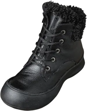Winter Boots for Women Waterproof Snow Womens Winter Shoes Black Furry Boots for Women Non Slip Work Boots Women Short Winter Boots for Women Low Heel Prime of Day Deals Today 2024