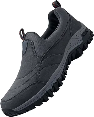 Winter Boots Men's Lined Warm Snow Shoes Width Winter Shoes Snow Boots Outdoor Hiking Lightweight Boots