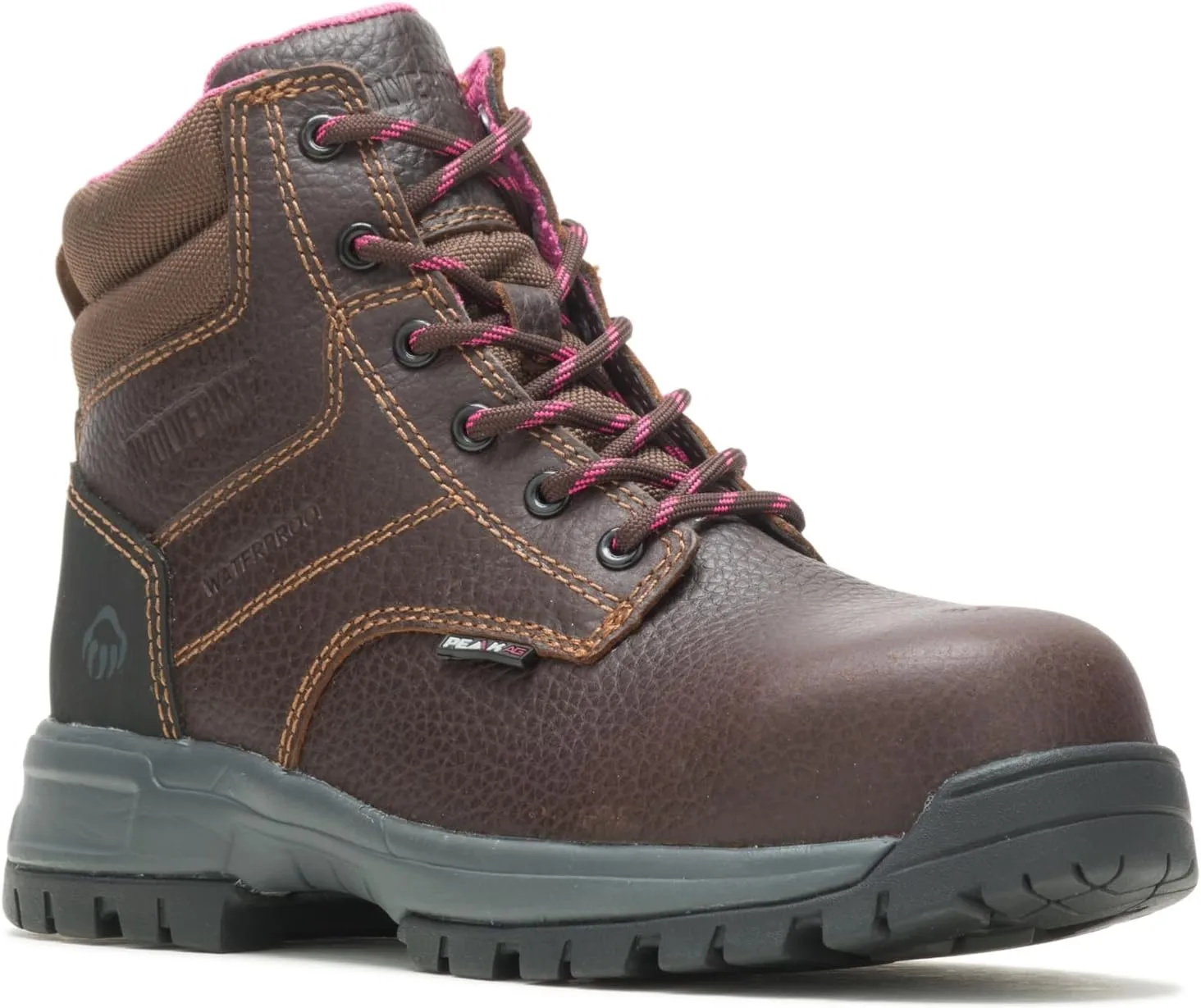 Wolverine Women's Piper Waterproof Composite Toe 6in Construction Boot
