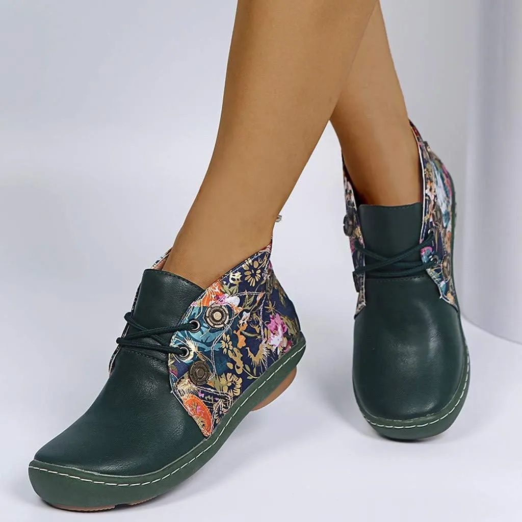 Women Boots Ankle WomenS Boots Boots for Walking All Day Women Womens Navy Boots Womens Ankle Boots No Heel Leather Ankle Booties Flat