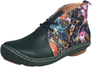 Women Boots Ankle WomenS Boots Boots for Walking All Day Women Womens Navy Boots Womens Ankle Boots No Heel Leather Ankle Booties Flat