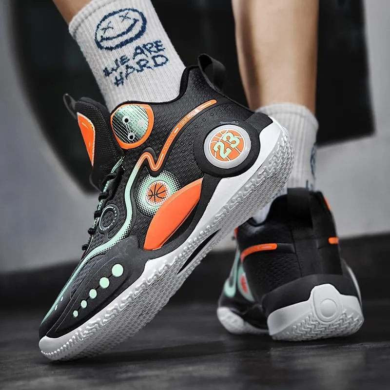 Women Men Basketball Shoes Neutral Breathable Non Slip Sneakers High Top Fashion Outdoor Casual Shoes Sneakers.