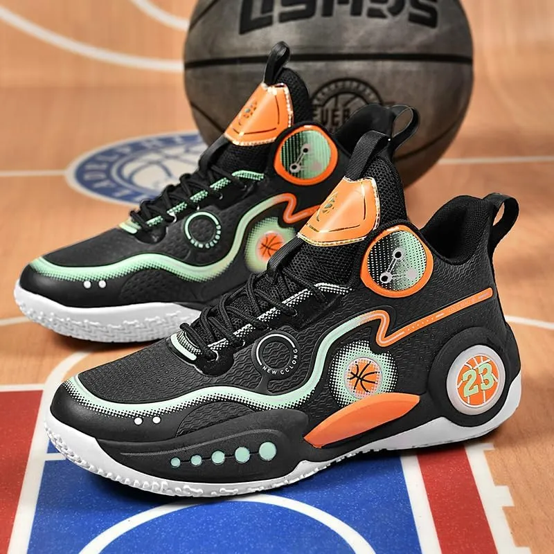 Women Men Basketball Shoes Neutral Breathable Non Slip Sneakers High Top Fashion Outdoor Casual Shoes Sneakers.