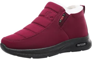 Women Snow Boots Waterproof Hiking Boots Platform Lace to Toe Boots Athletic Trekking Snow Boots Snow Boots for Teens