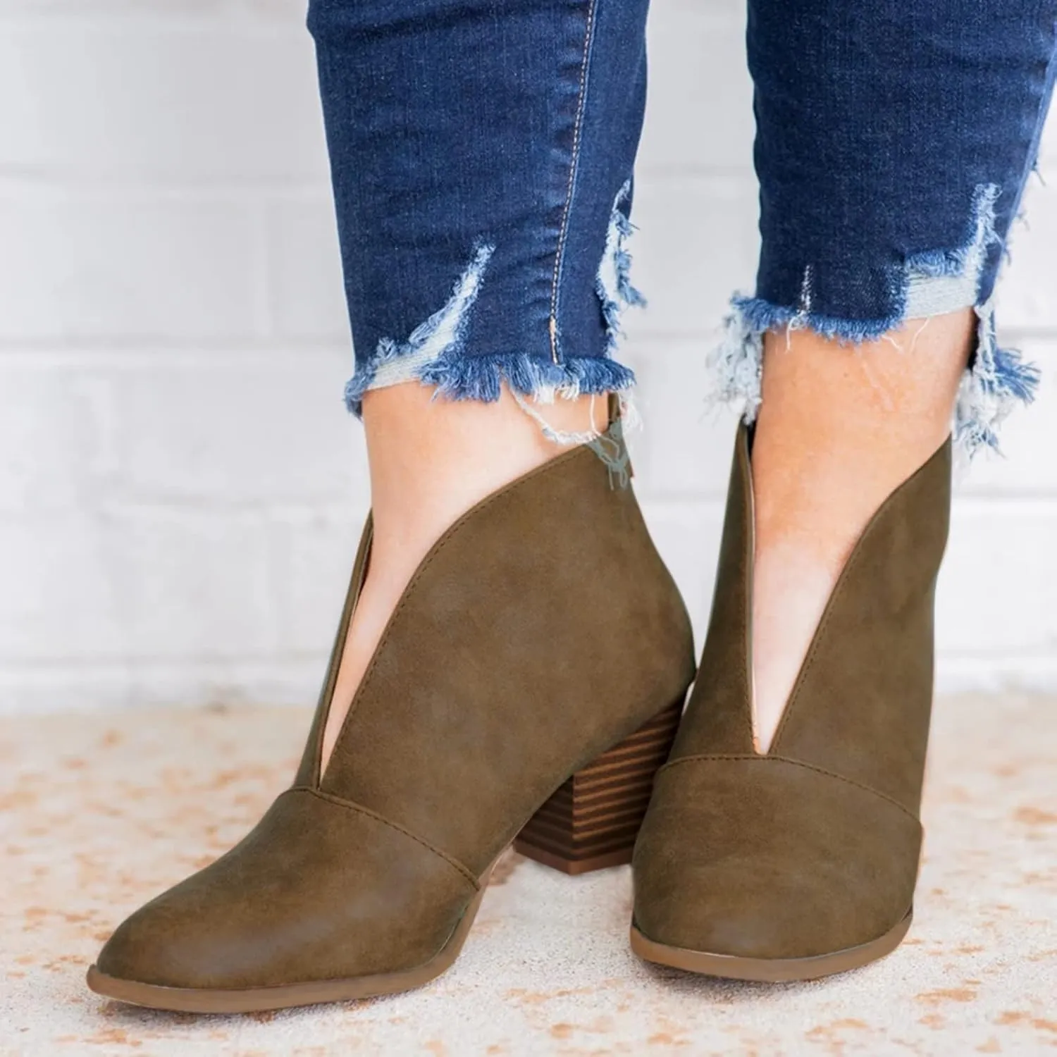 Womens Ankle Boots Wide Width 1 Inch Heel Womens Black Ankle Boots Low Heel Work Black Booties for Women Low Heel Leather Wide Width Black Leather Booties Silver Cowboy Boots Women Wide Calf Booties