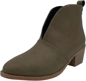 Womens Ankle Boots Wide Width 1 Inch Heel Womens Black Ankle Boots Low Heel Work Black Booties for Women Low Heel Leather Wide Width Black Leather Booties Silver Cowboy Boots Women Wide Calf Booties