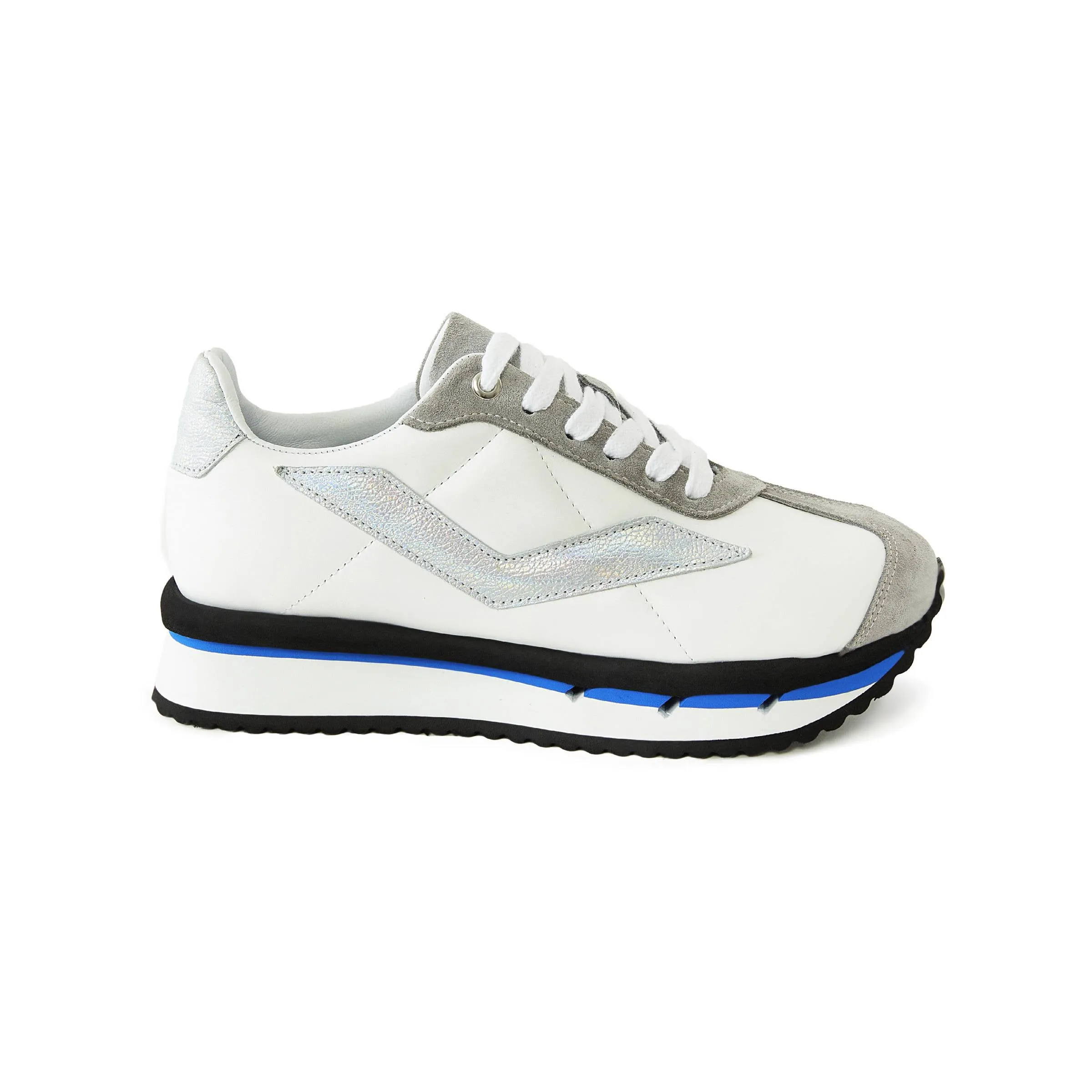 Women's Calf Leather Handmade Sneakers W5006