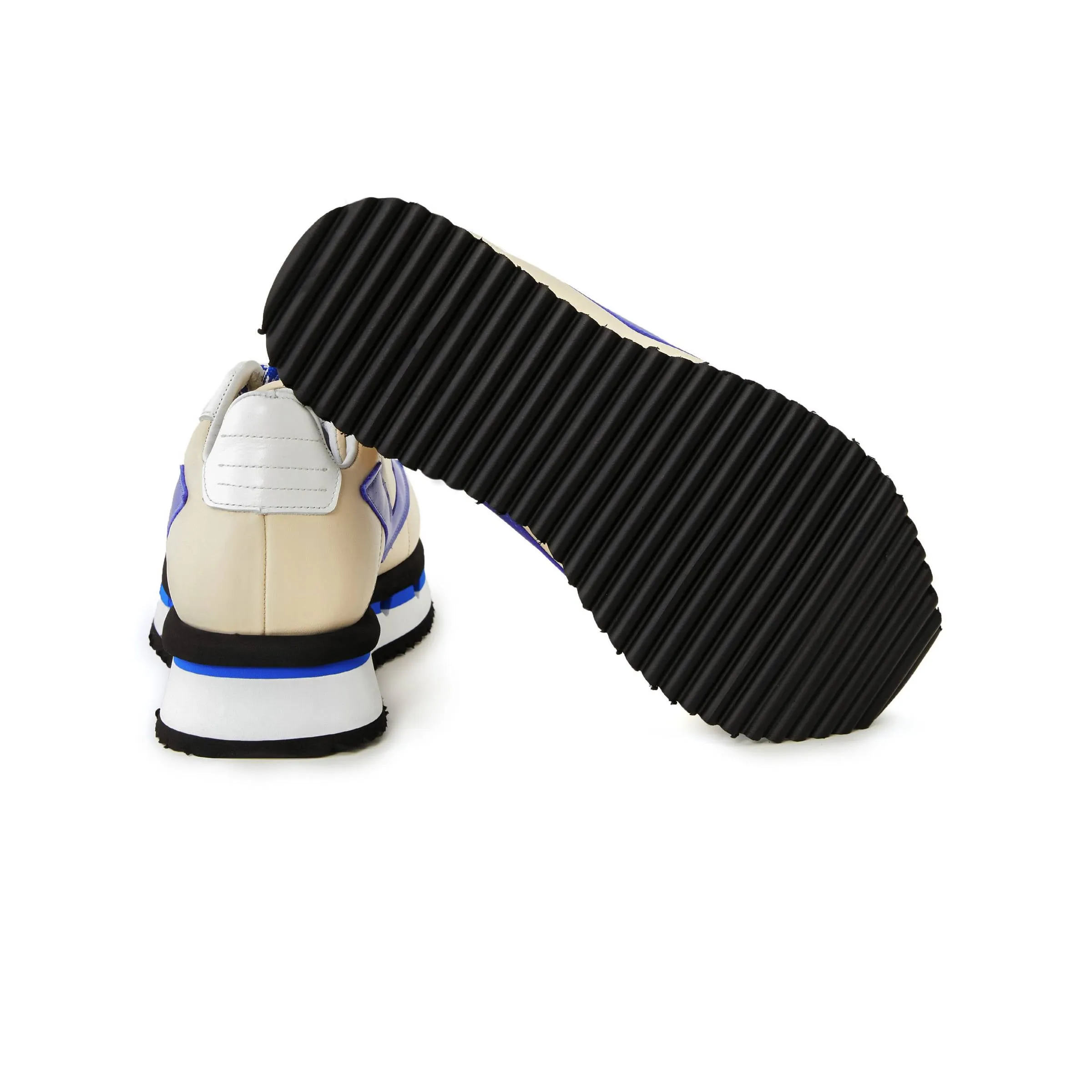 Women's Calf Leather Handmade Sneakers W5006