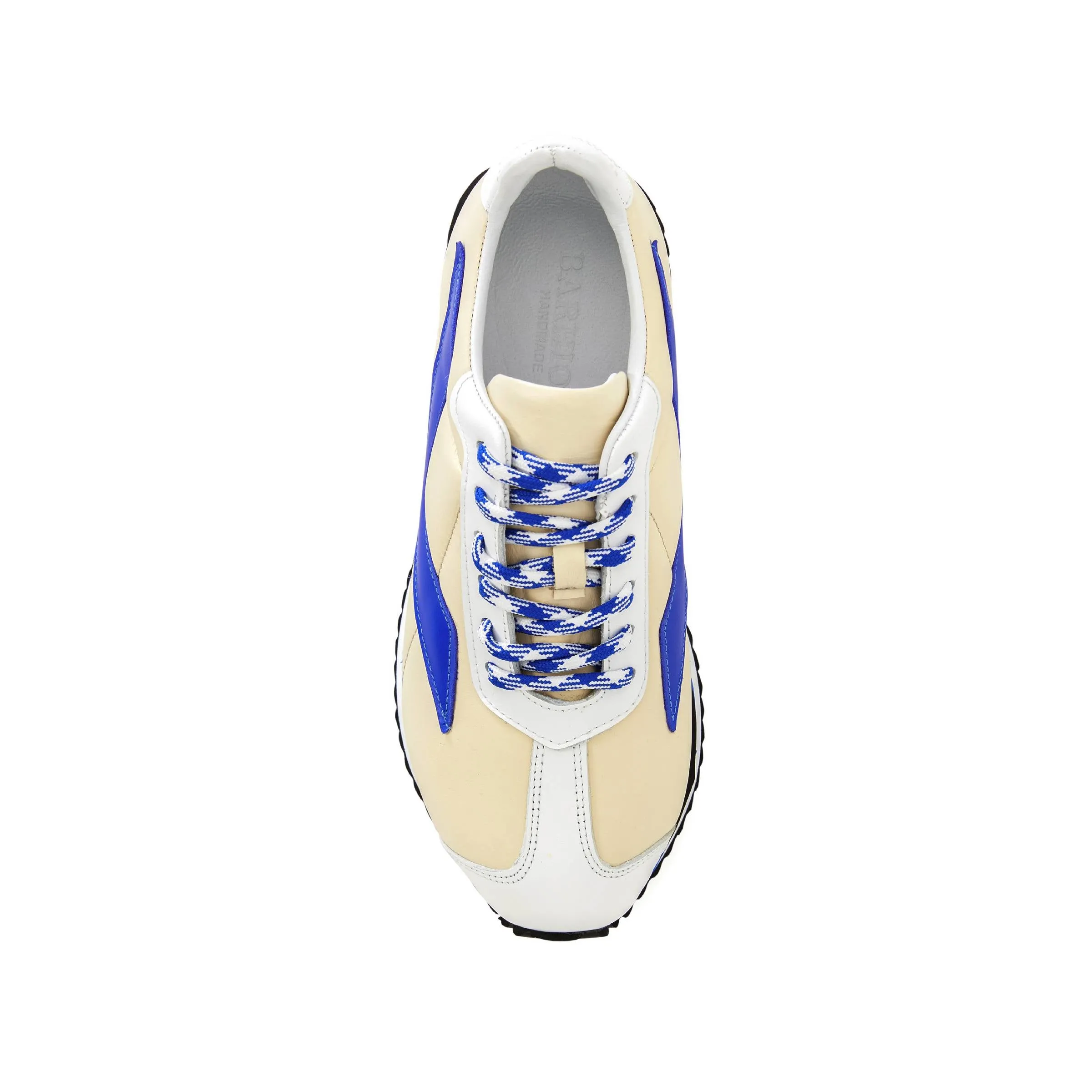 Women's Calf Leather Handmade Sneakers W5006