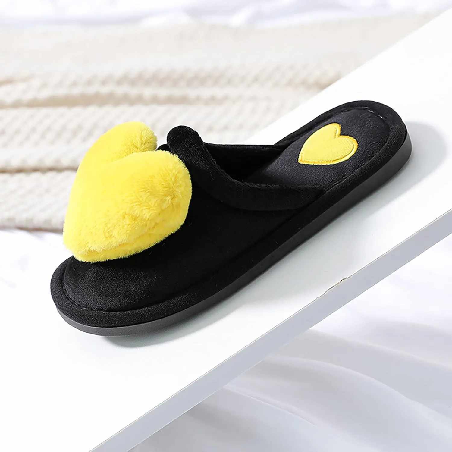 Womens Fuzzy Fluffy Cozy Warm Super Soft Slippers - Winter Indoor Plush Slippers for Men & Women - Anime Christmas Snow Globes Gifts 2023