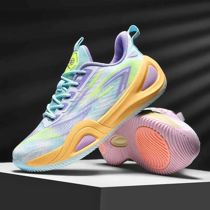 Womens Mens Basketball Shoes Fashion Neutral Sneakers Anti Slip Breathable Comfortable Sports Running Walking Tennis Shoes
