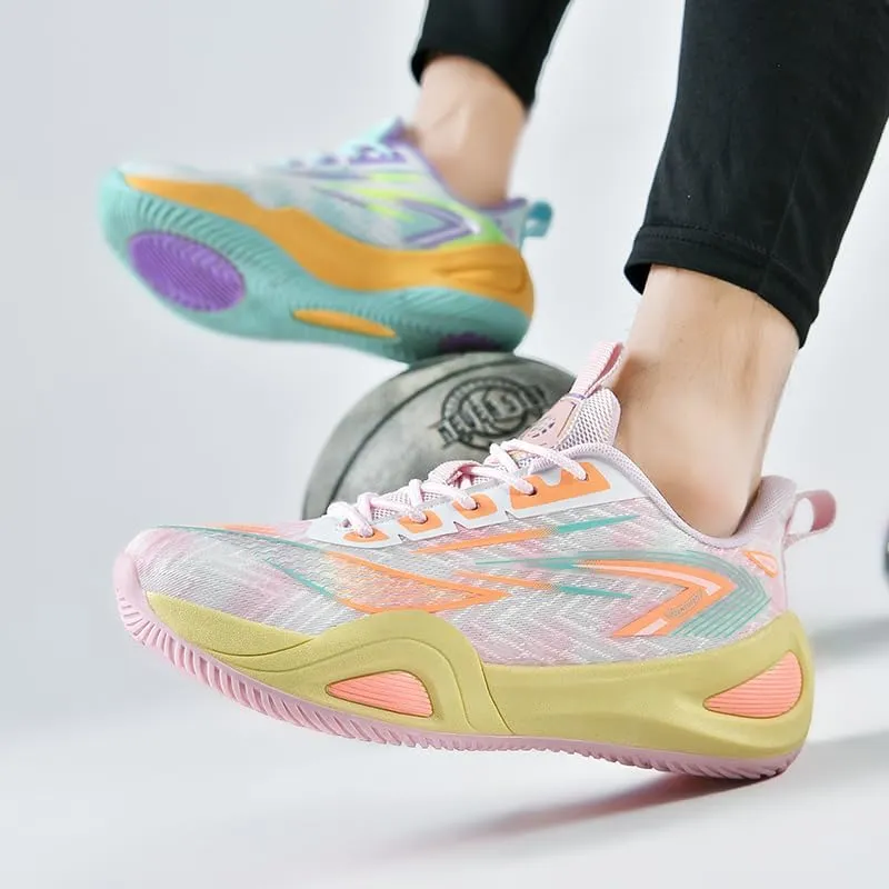 Womens Mens Basketball Shoes Fashion Neutral Sneakers Anti Slip Breathable Comfortable Sports Running Walking Tennis Shoes