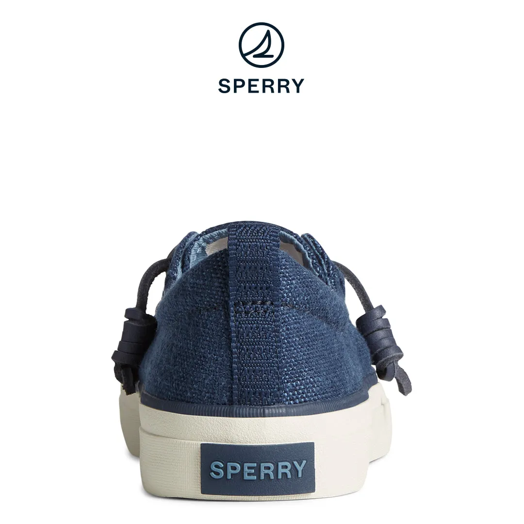 Women's SeaCycled™ Crest Vibe Baja Sneakers - Blue (STS88910)