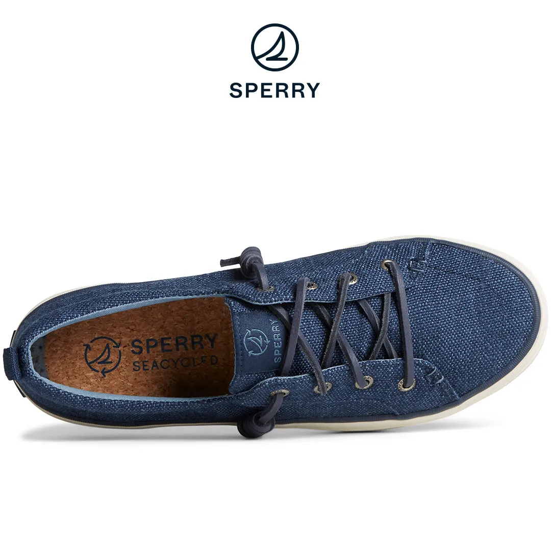 Women's SeaCycled™ Crest Vibe Baja Sneakers - Blue (STS88910)