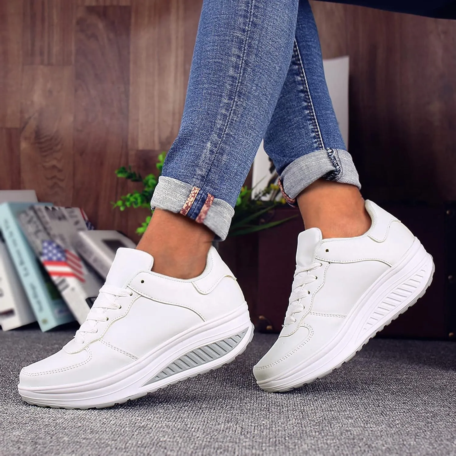 Womens Tennis Shoes 7.5 Wide Walking Shoes for Women Arch Support Slip On Women Athletic Walking Shoes Fashion Sneakers Women Black Sneakers Size 7.5 Women's Slip On Shoes Size 10 Wide Width