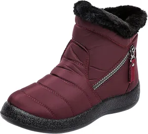 Womens Waterproof Winter Boots Size 9 Winter Snow Boots Women 2023 Womens Winter Booties Winter Boot Women Womens Winter Hiking Boots