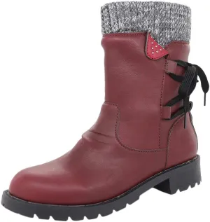 Women's Wide Width Go Snow Boots Womens Hiking Boots Waterproof Winter Boots for Women Snow Comfortable Ankle Boots for Women Walking All Day Waterproof Botas De Invierno Para Mujer Con Tacones